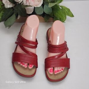 Elegant Red Women's Sandals